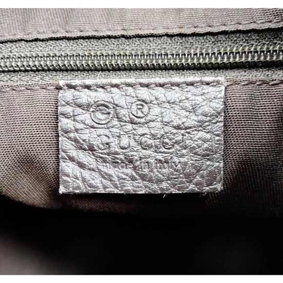 Authentic GUCCI D-Ring Coated Canvas Shoulder Handbag - Picture 7 of 10